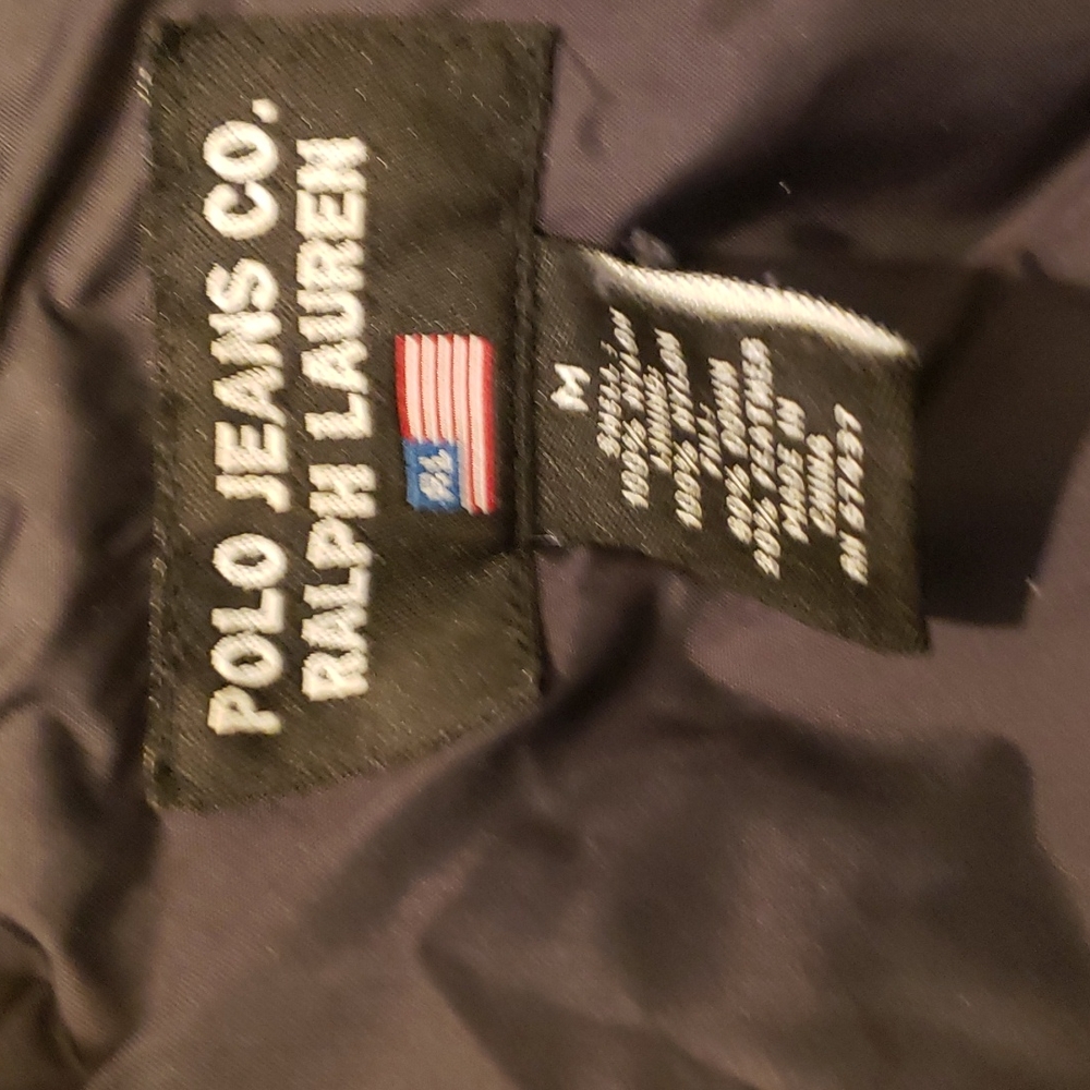 Polo Jeans Co. Ralph Lauren women black vest size M - Picture 6 of 7